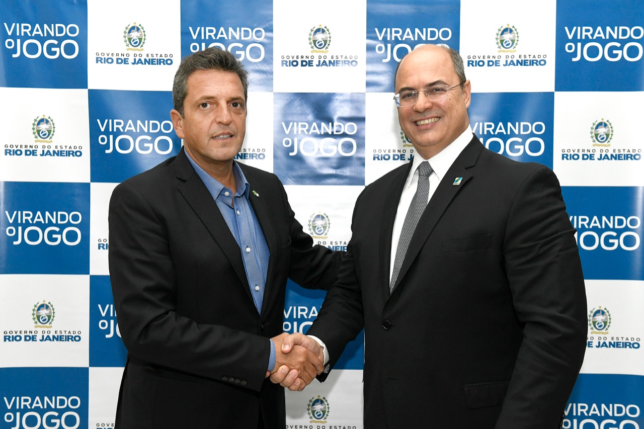Massa se reunió con el gobernador de Río de Janeiro