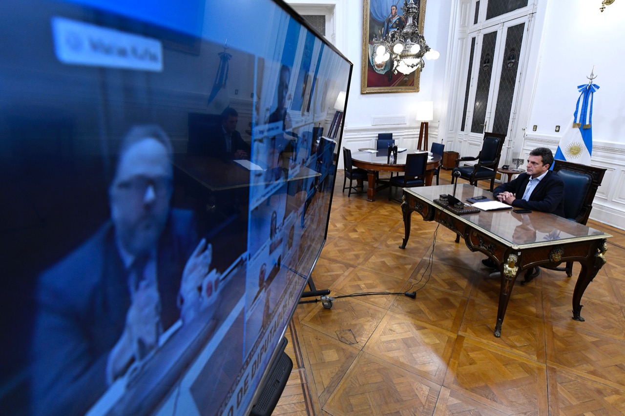 Videoconferencia con el ministro Matías Kulfas
